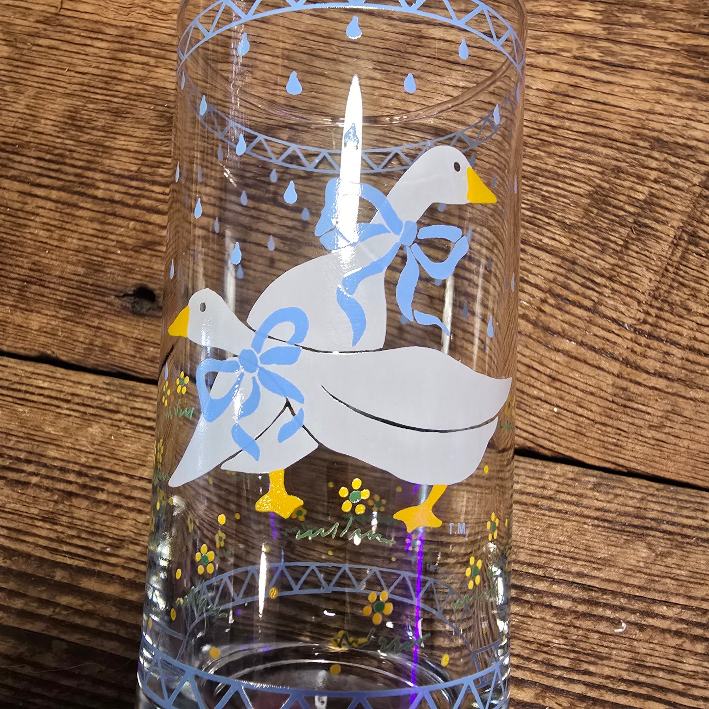 Blue Ribbon Goose Glasses
