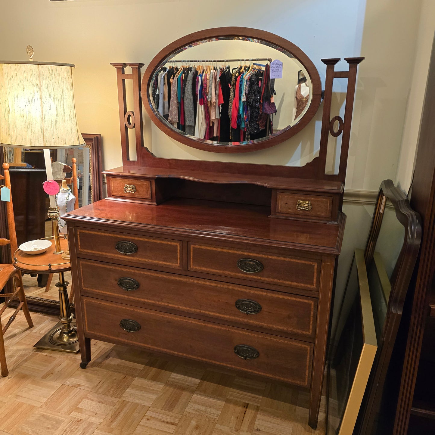 Antique Dresser with Mirror