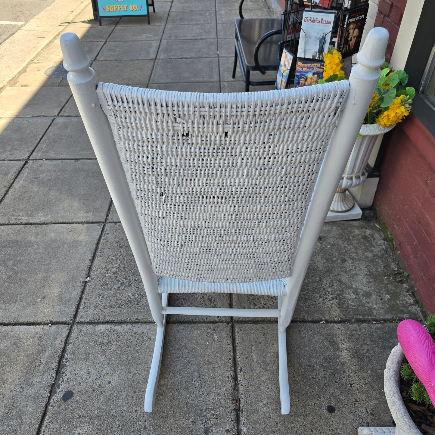 Vintage White Rocker