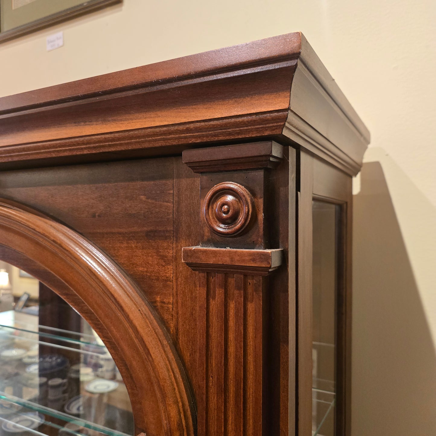 Sliding Front Curio Cabinet