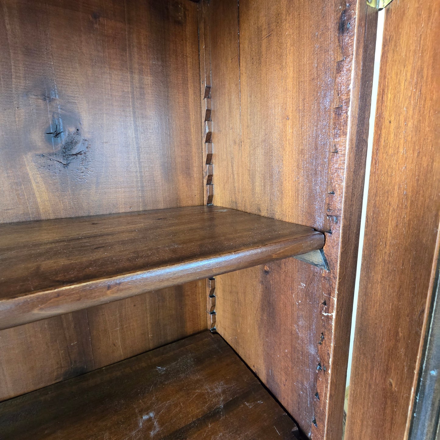 Antique Glass Front Bookcase