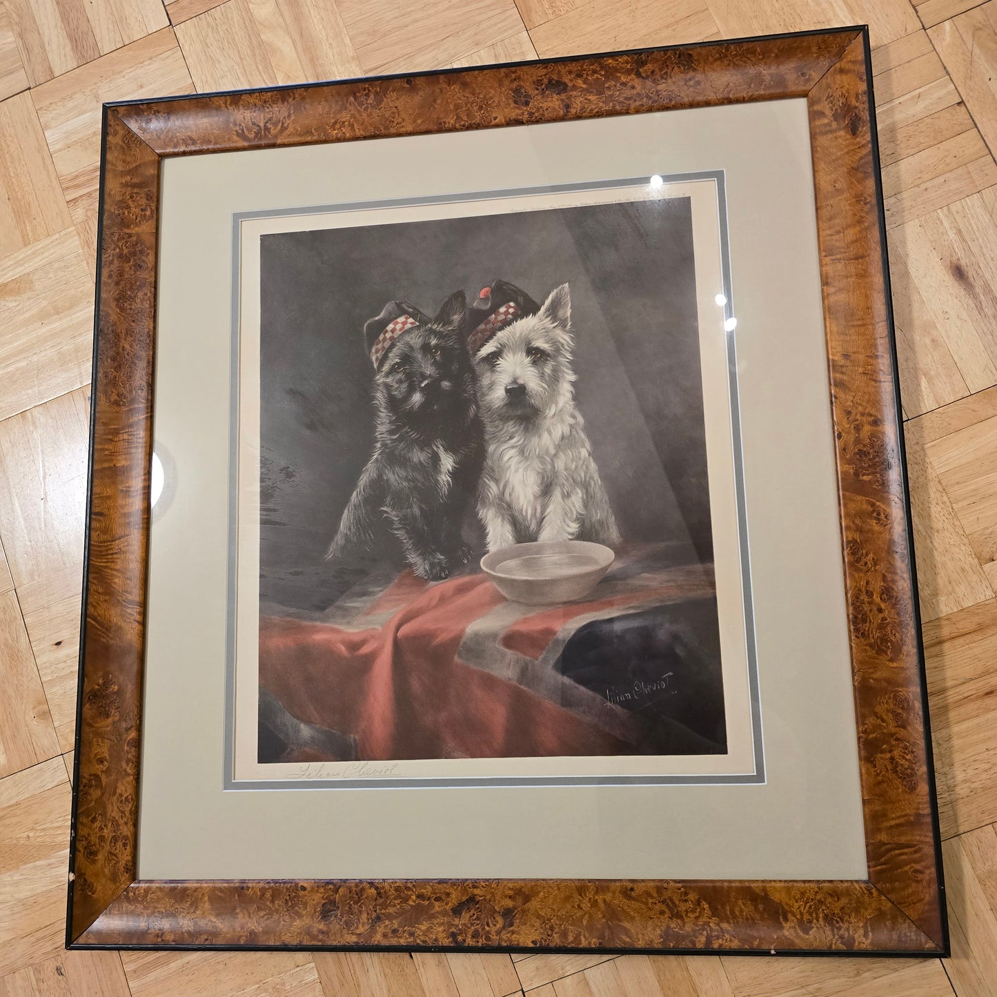 Scottish Terriers Lithograph