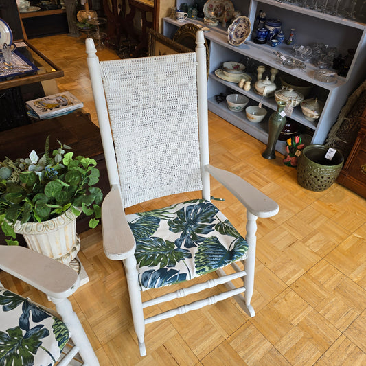 Vintage White Rocker