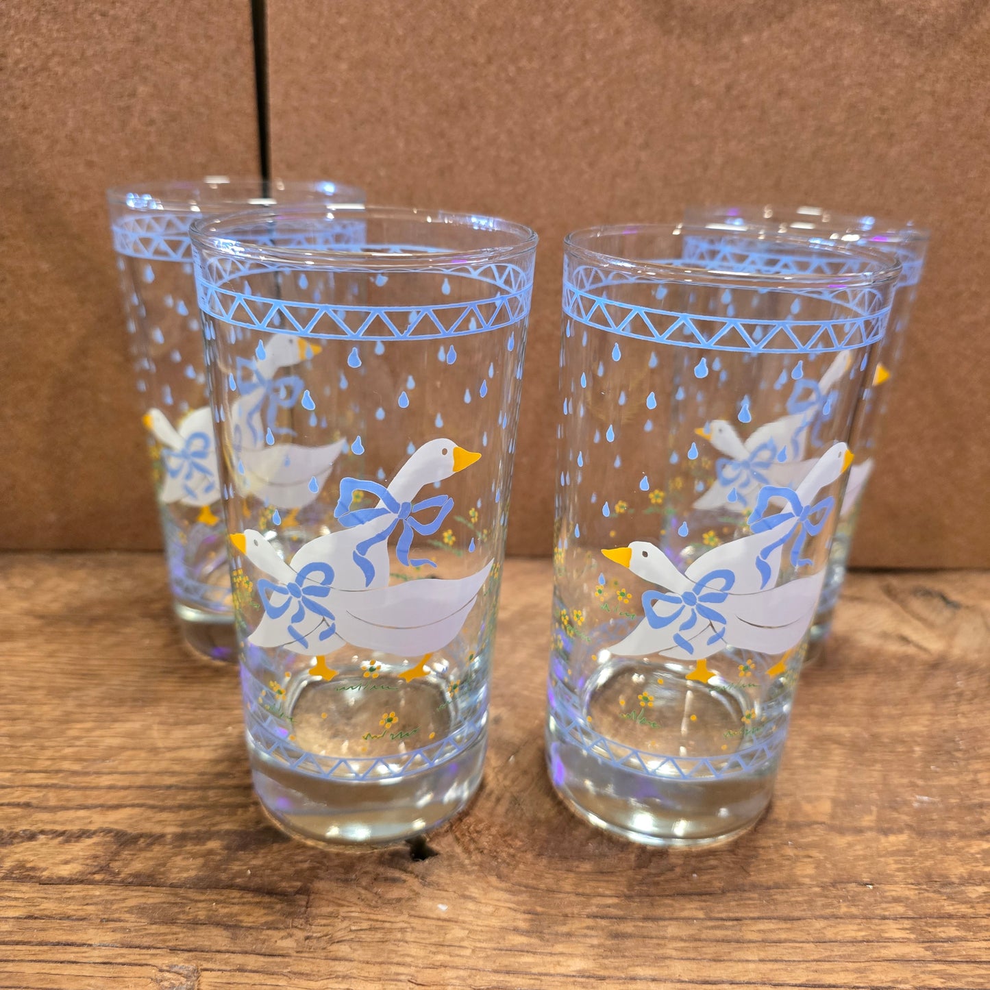 Blue Ribbon Goose Glasses