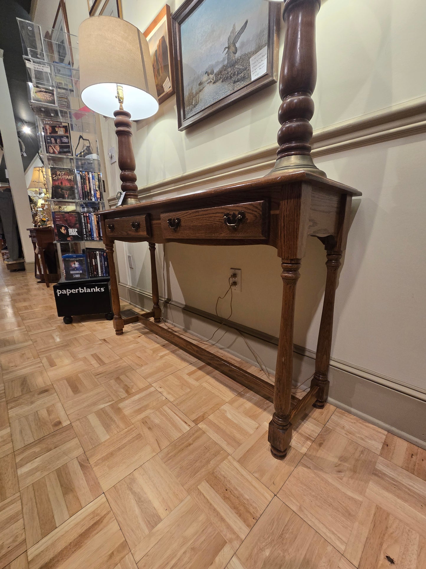Oak Hall Table