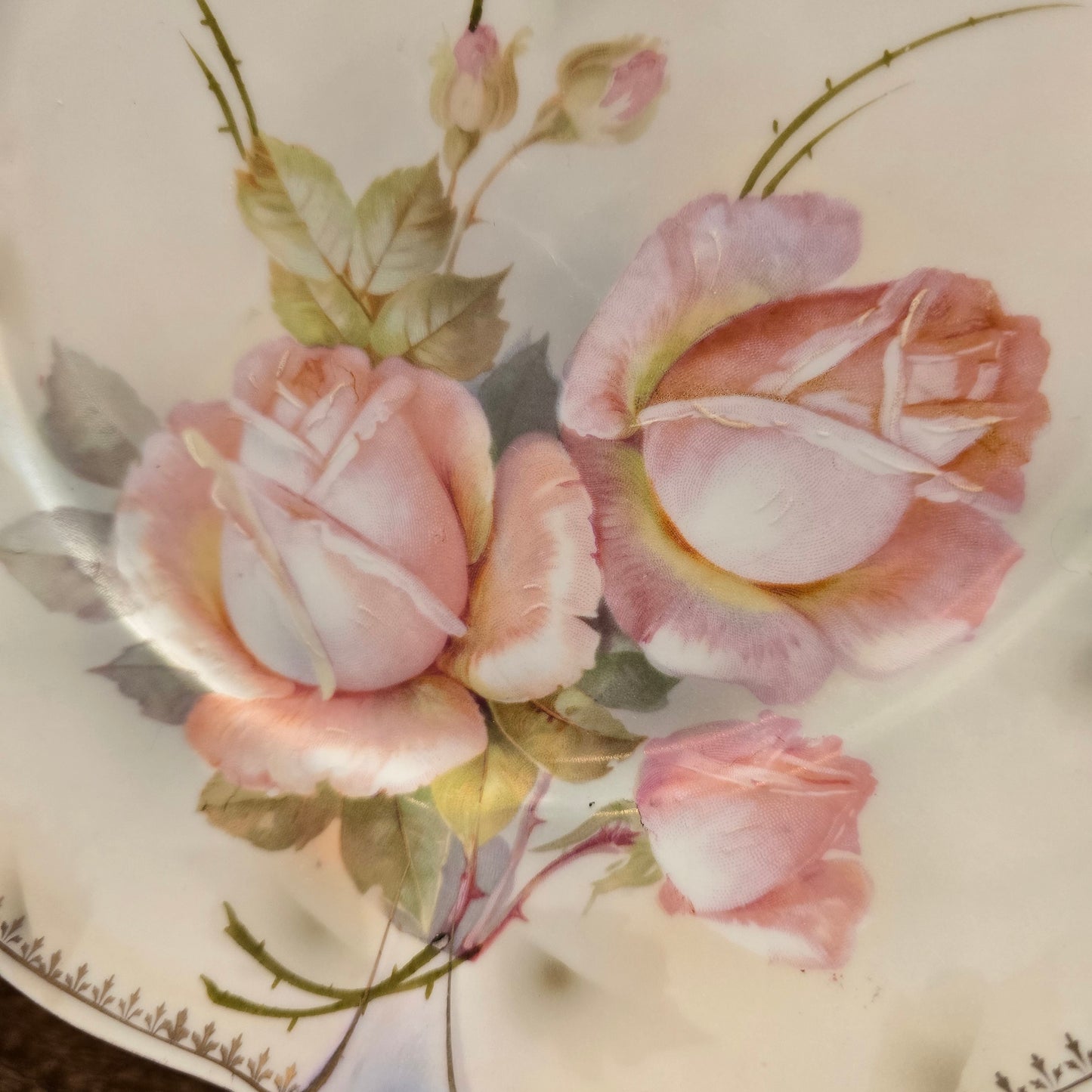 Hand Painted Serving Plate