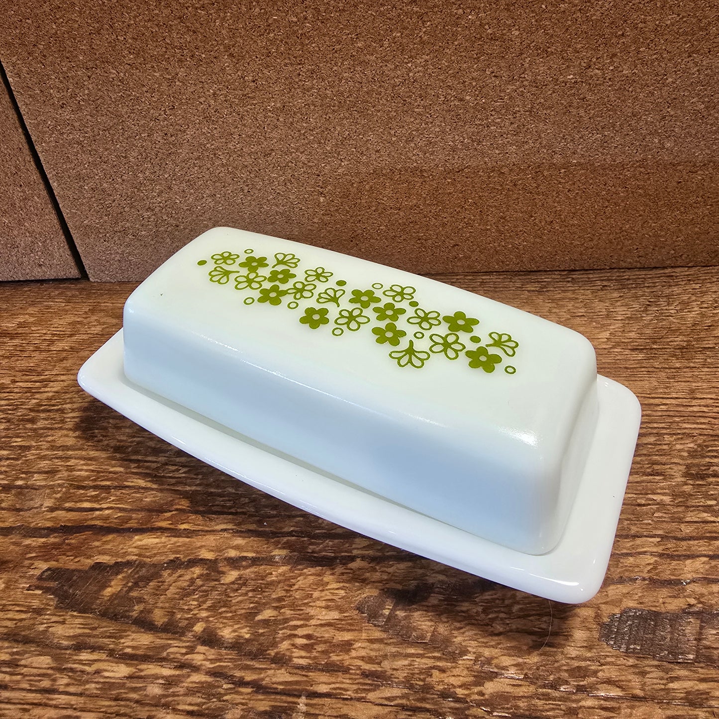 Pyrex Crazy Daisy Butter Dish