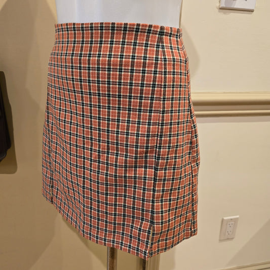Plaid Mini Skirt