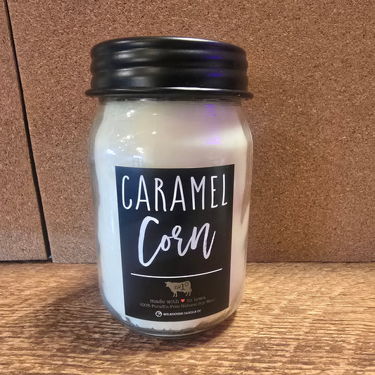 Caramel Corn Mason Jar Candle