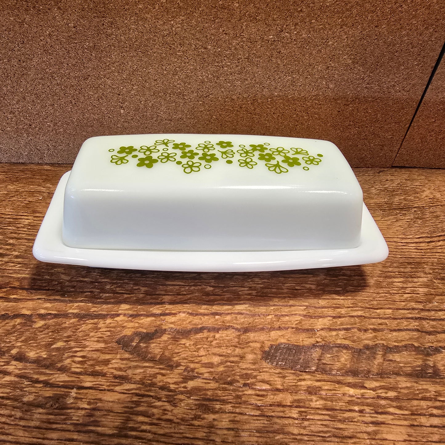 Pyrex Crazy Daisy Butter Dish