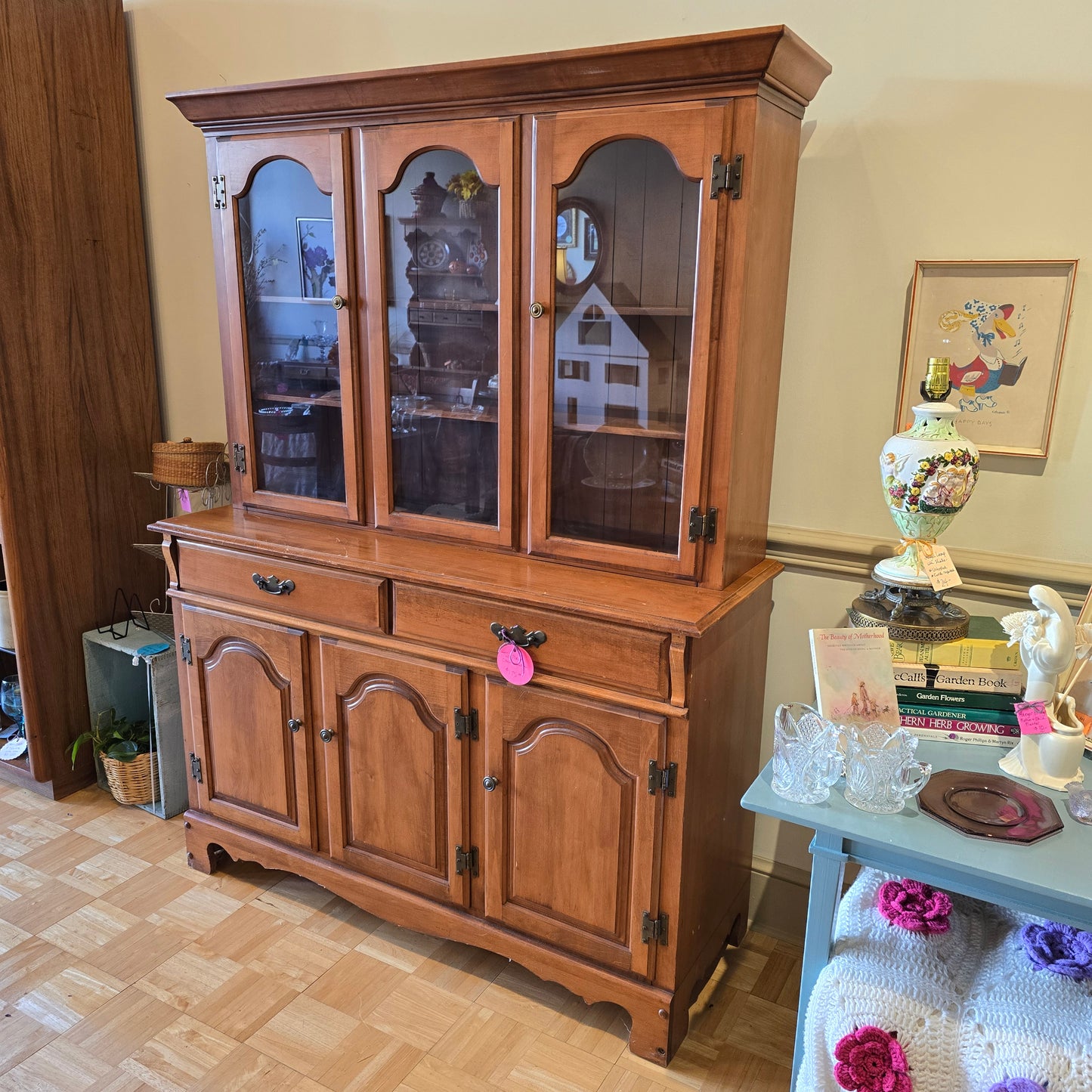 Two Piece China Hutch