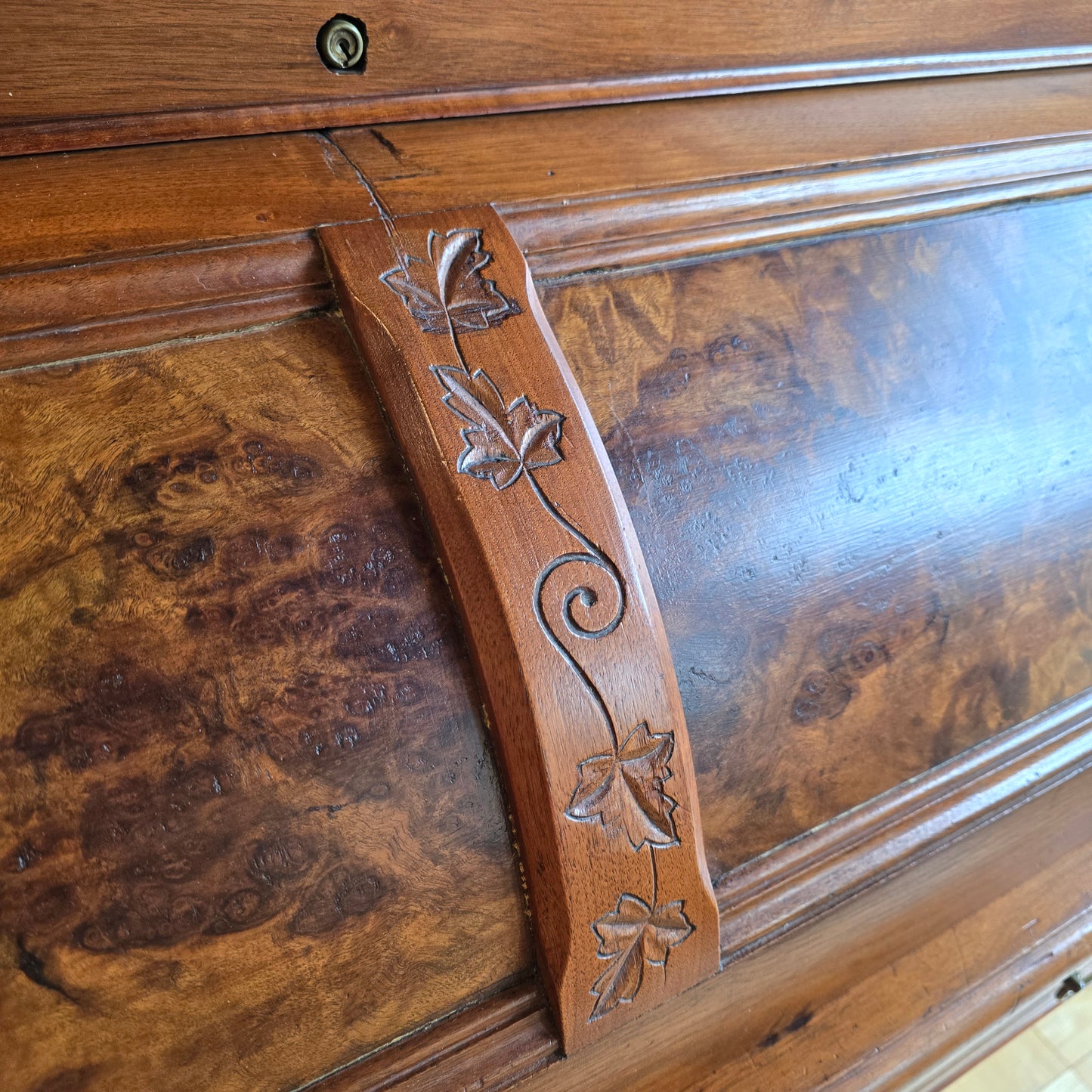 Antique Walnut Secretary Desk