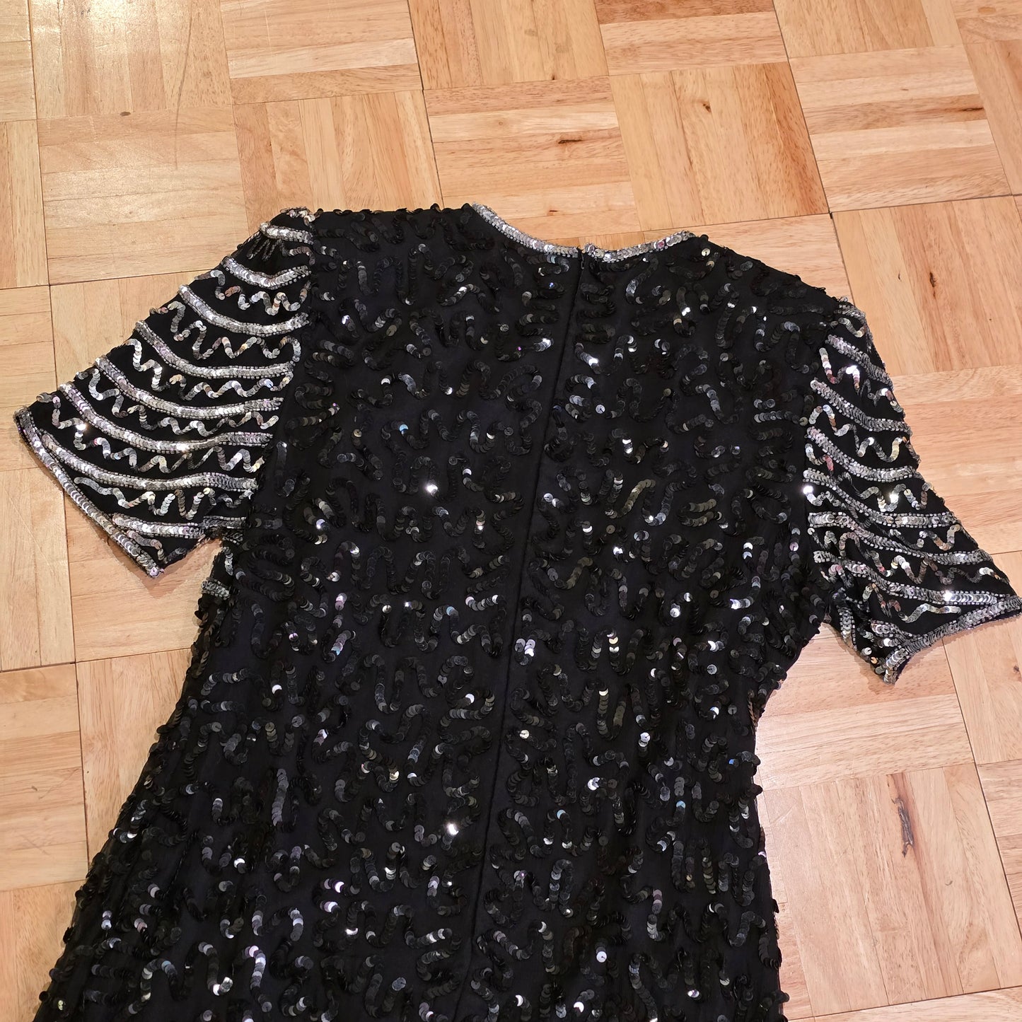 Black Sequin Dress