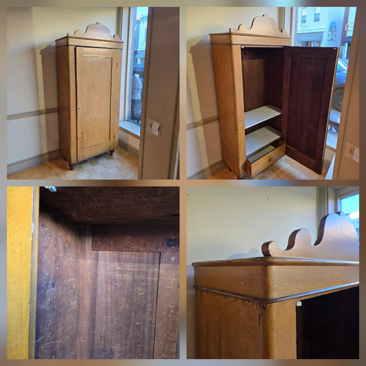 Painted Wood Armoire