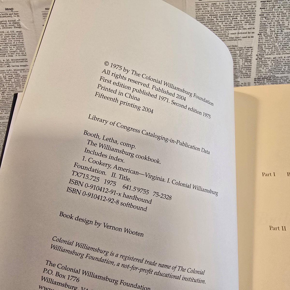 The Williamsburg Cookbook