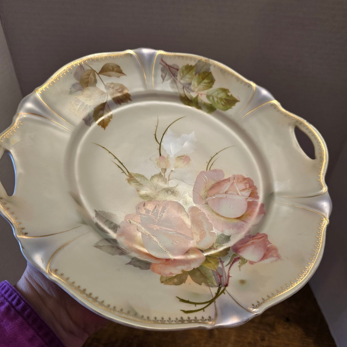 Hand Painted Serving Plate