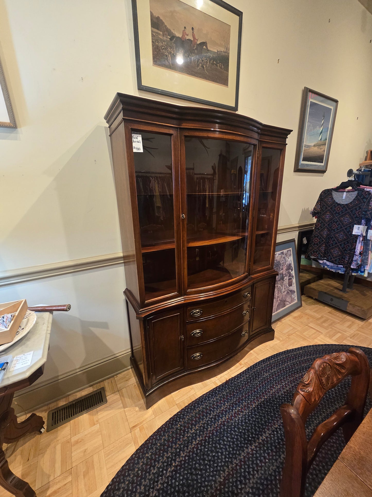 Vintage Bassett China Cabinet