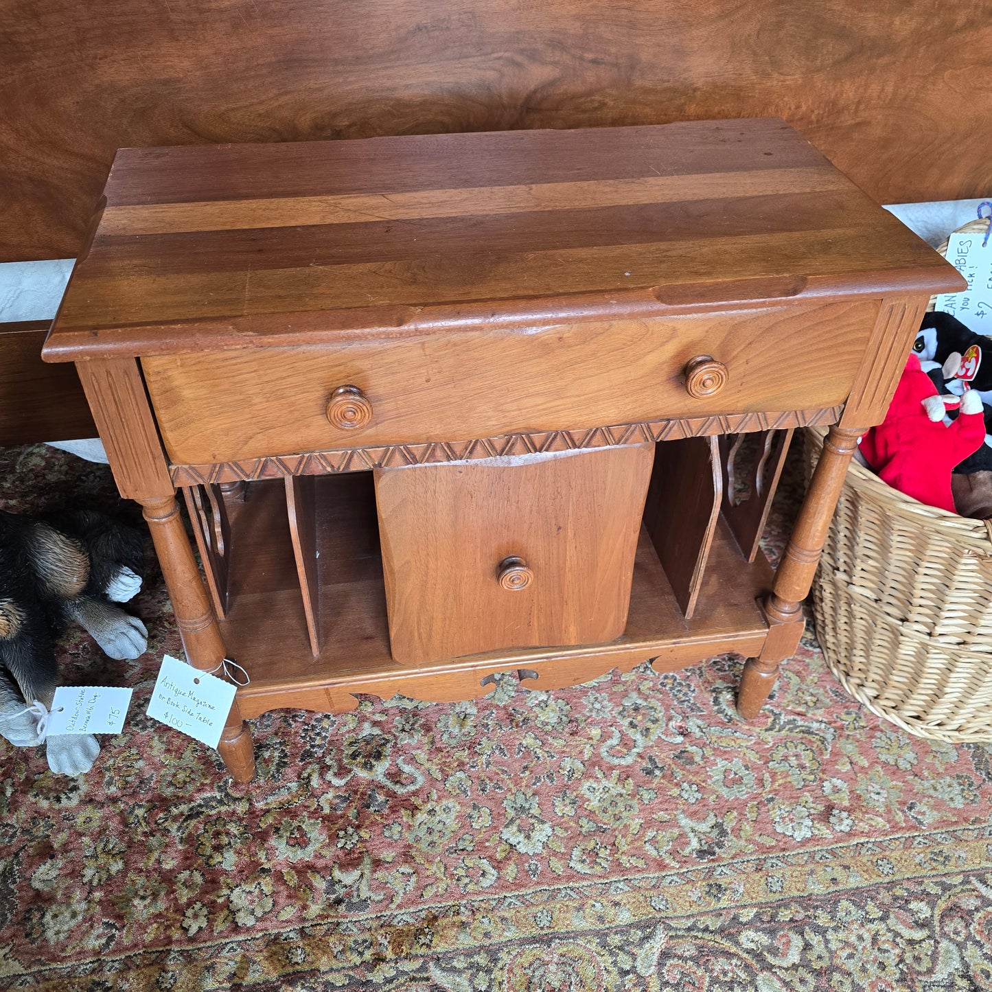 Antique Magazine Table