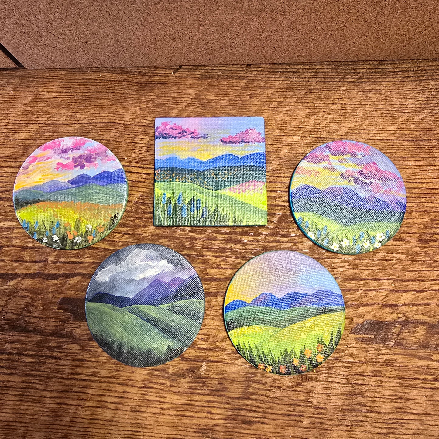 Mountain Scene Magnets