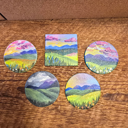 Mountain Scene Magnets