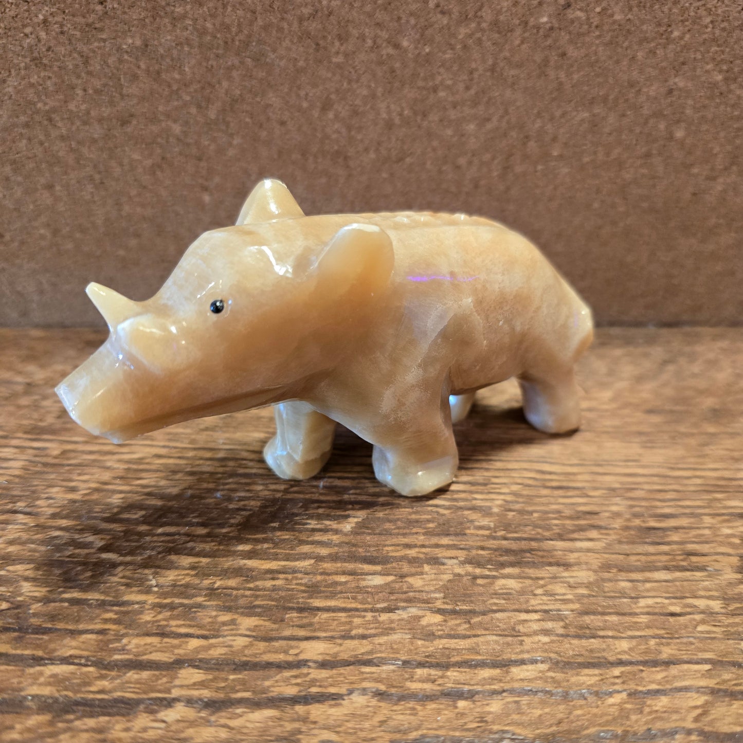 Hand Carved Stone Rhinoceros