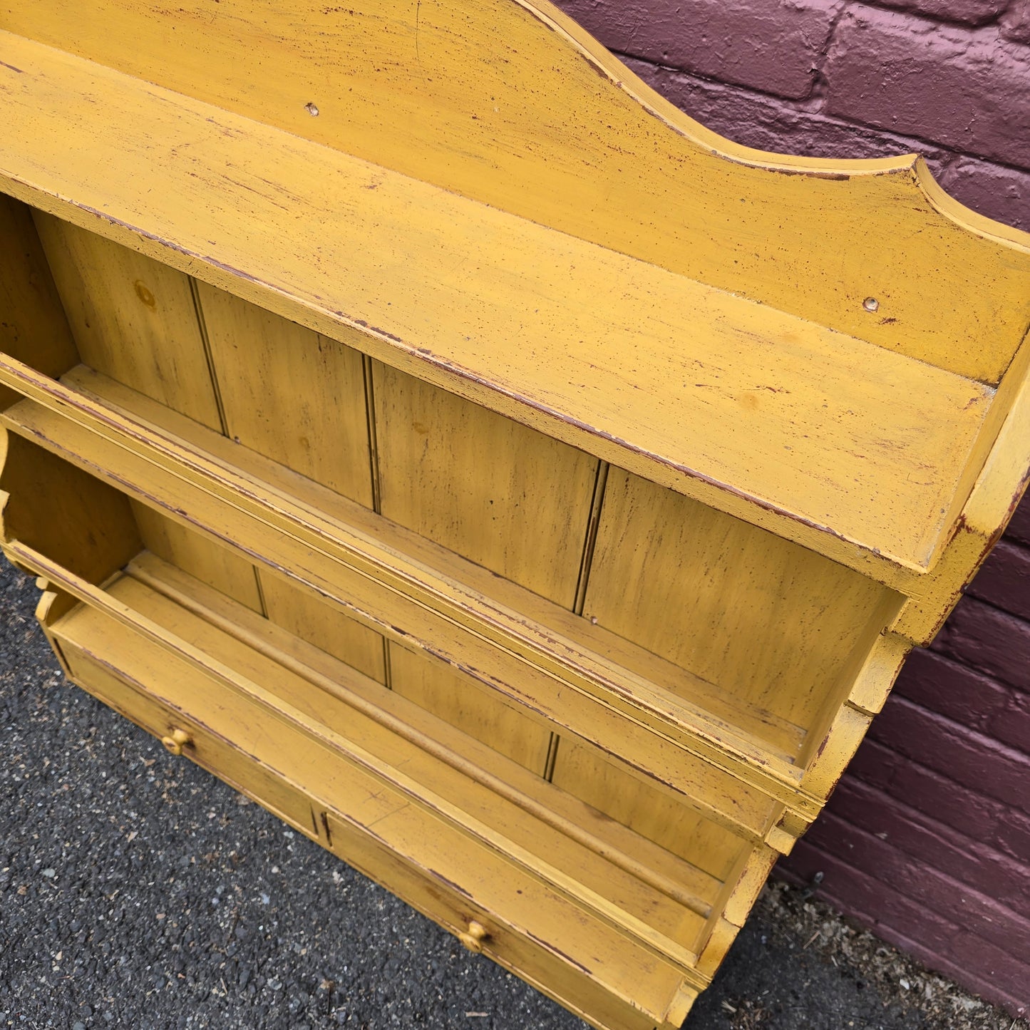 Mustard Wall Shelf