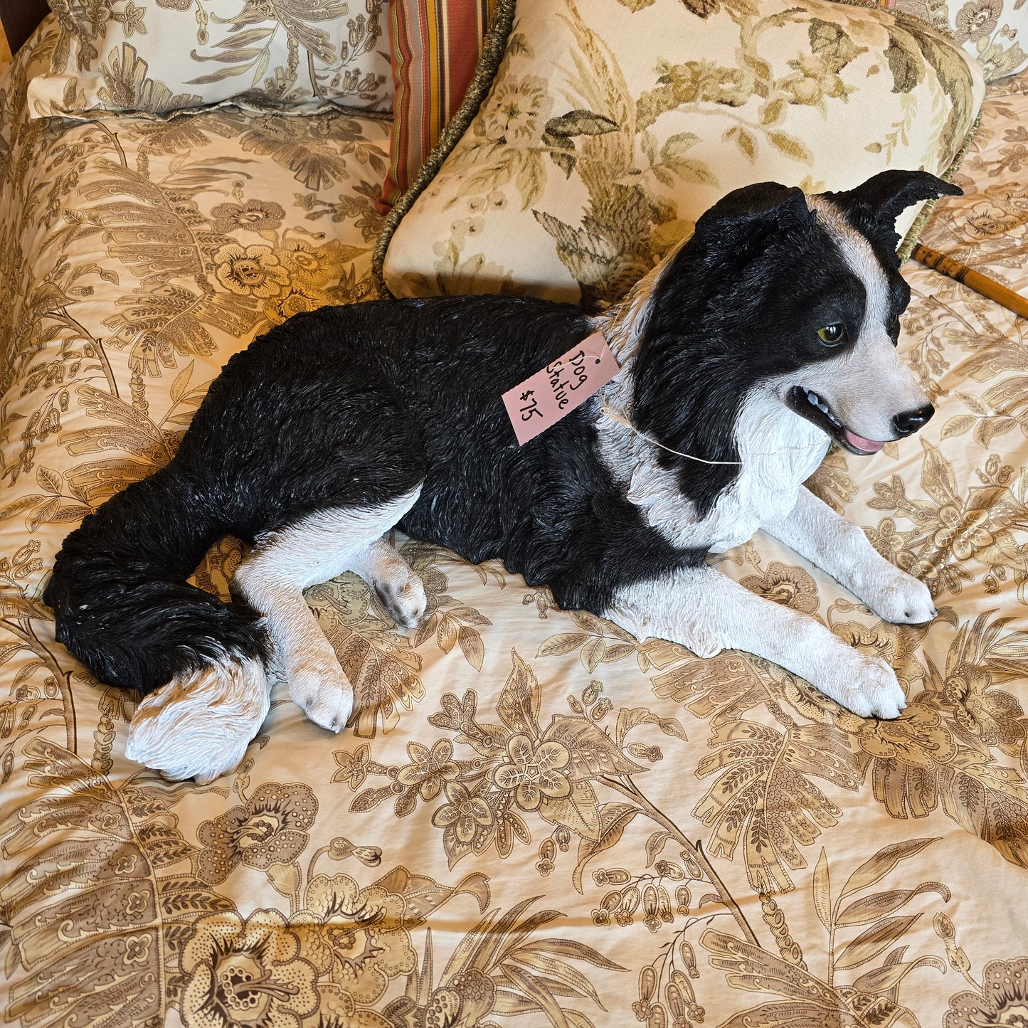 Border Collie Dog Statue