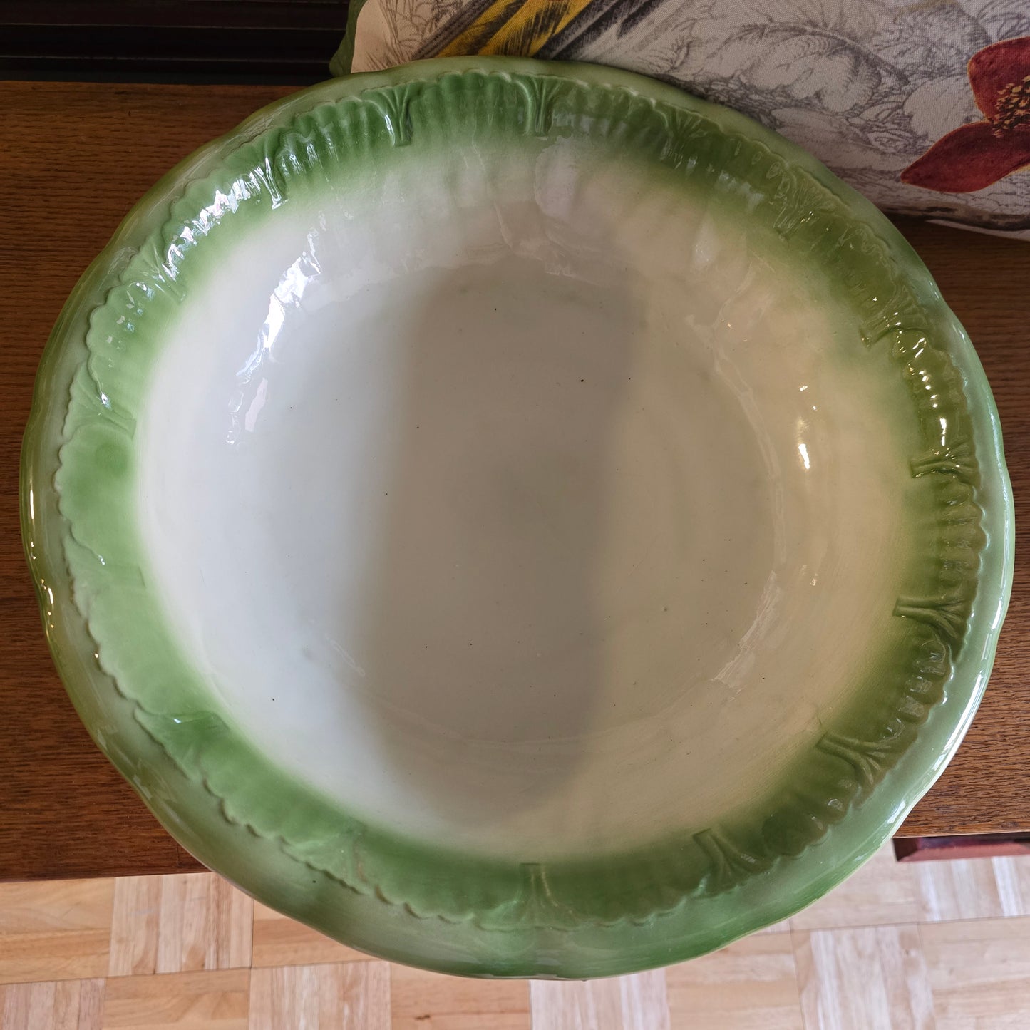 Green Wash Bowl and Pitcher