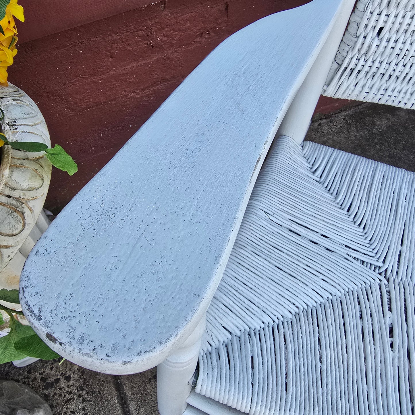 Vintage White Rocker