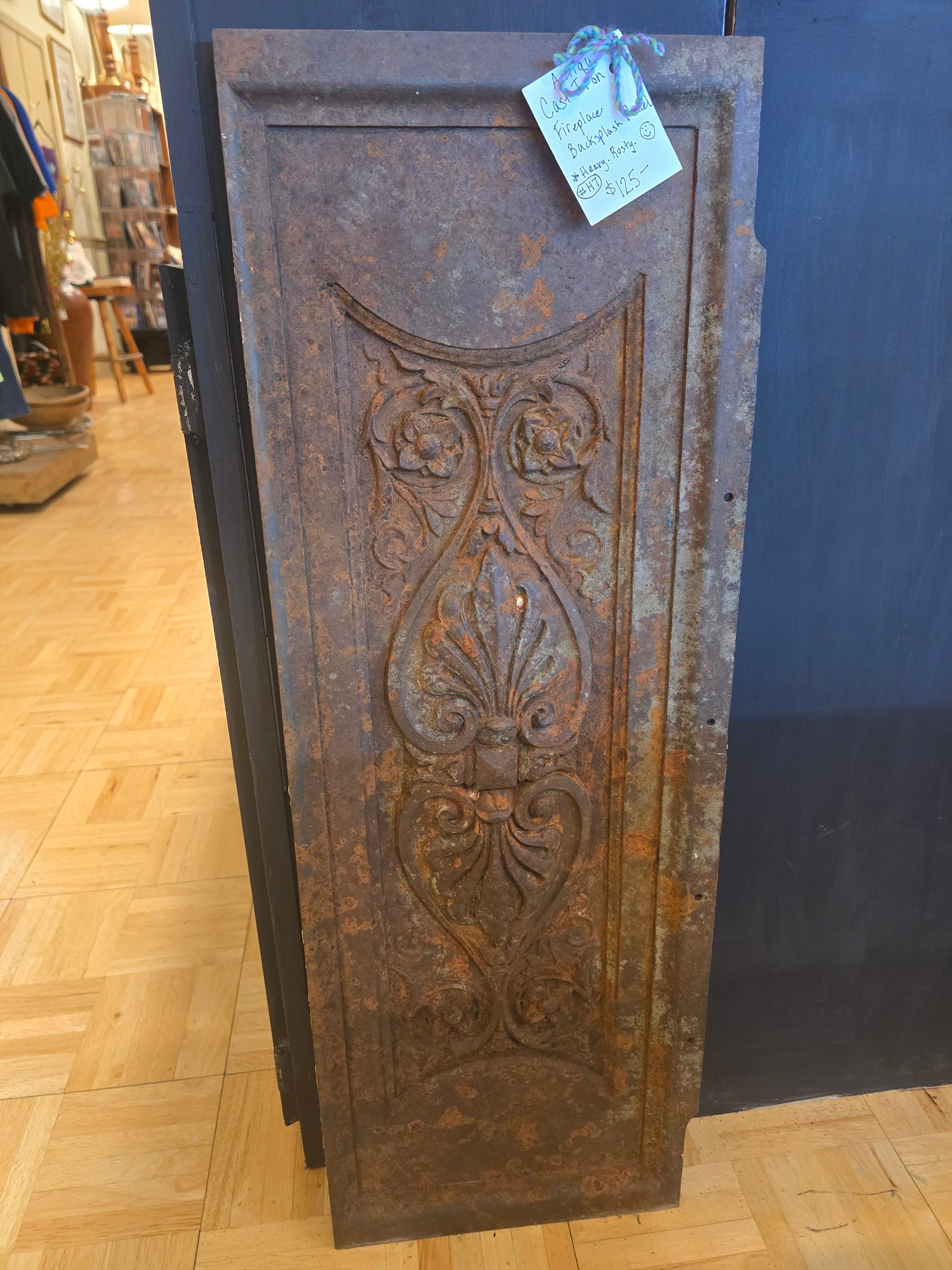 Cast Iron Fireplace Back Panel
