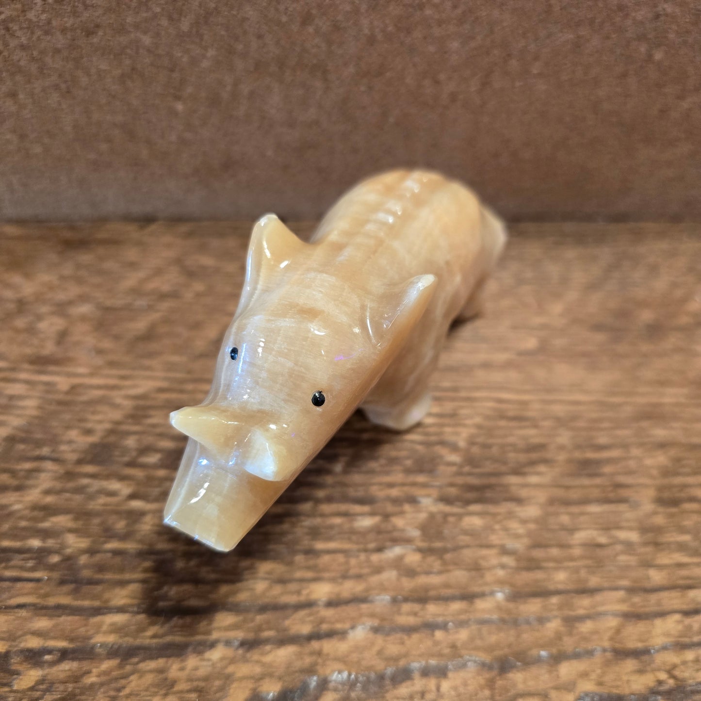 Hand Carved Stone Rhinoceros